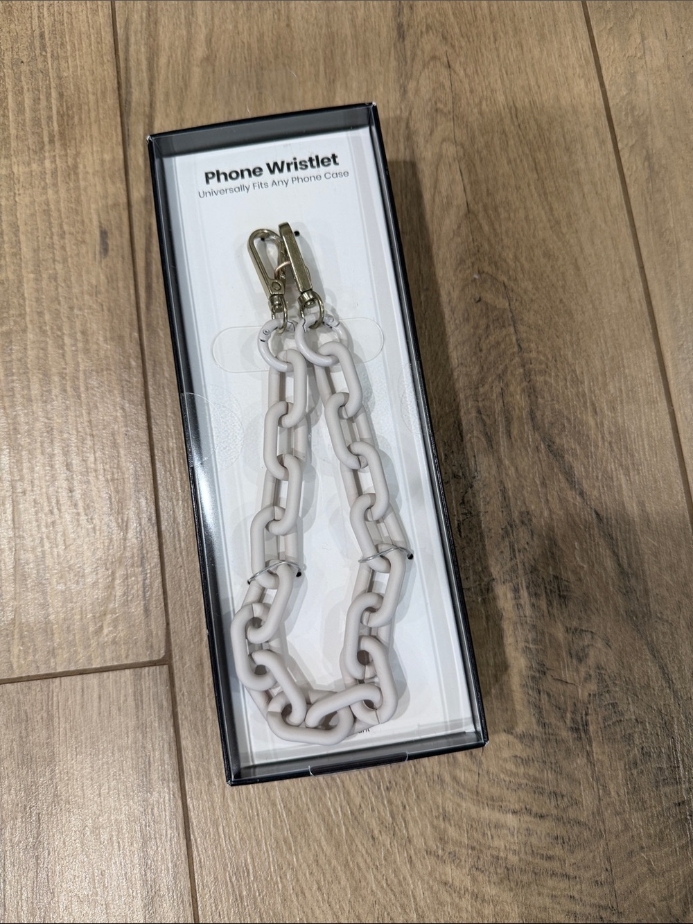 Phone Wristlet Chain - White Phone Strap